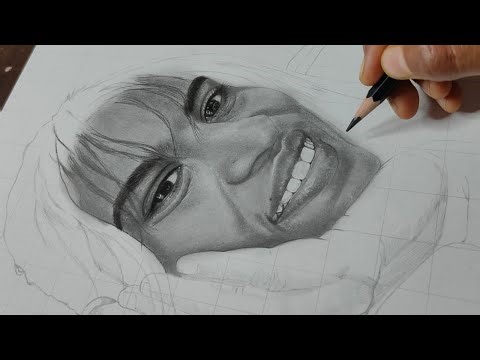 Drawing - Skin texture pores drawing. How to draw hyper relastic portrait drawing. #neetubamniyaart