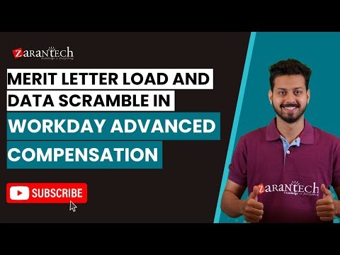 Merit Letter Load and Data Scramble in Workday Advanced Compensation | ZaranTech