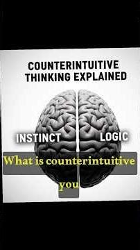 Counterintuitive Truths Your Brain Ignores #motivation #creativecontent #youtubeshorts #inspiration