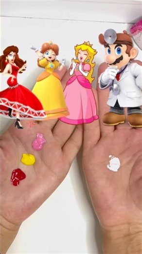 Dr. Mario and Princesses Paint Challenge!