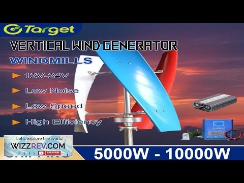 5000W Vertical Axis Wind Turbine Generator with Controller Low Noise 12V 24V 48V