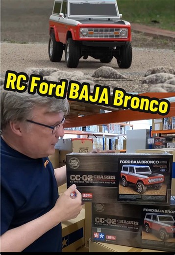 RC Ford BAJA Bronco: Tamiya Vintage Baja Racing Bausatz