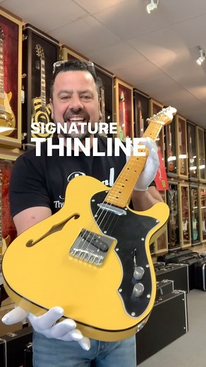 FENDER USA BRITT DANIEL TELE THINLINE IN AMARILLO GOLD LAMUSIC.COM #fenderbrittdaniel #brittdaniel #fender #fenderguitars #fenderusa #thinlinetele #fendertele #telecaster #usaguitars #guitars #guitarplayers #music #musicians #youtube #viralvideos #lamusiccanada | L.A. Music