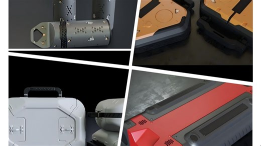 【Plasticity】硬表面建模游戏资产练习小合集