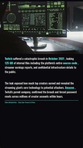 Twitch's 125GB Leak Exposed Every Streamer's Earnings + Source Code