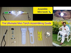 Mini torch light repair| How to assemble a mini torch 🔦 Sajjad Safdar