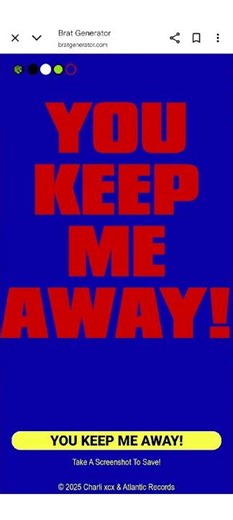 Break free lyrics! (site named brat generator) #outcomememories