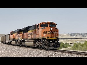 BNSF EMD SD70ACe 9300 Leads Loaded Coal Train @ Glendo Wyoming