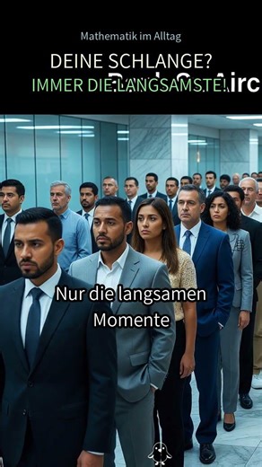 15. Warum DEINE Schlange IMMER die langsamste ist! 🤯 (Die schockierende Wahrheit) #Warteschlang