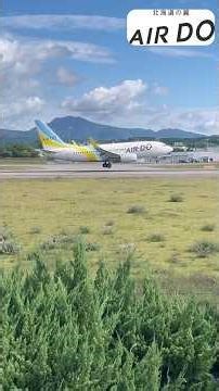 函館空港 北海道の翼AIR DO Boeing 737-781 HＤ57便 羽田➡︎函館