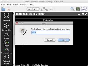 Nengo workspace - additional features