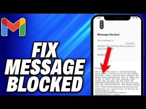 How To Fix Message Blocked In Gmail (2025) - Easy Fix