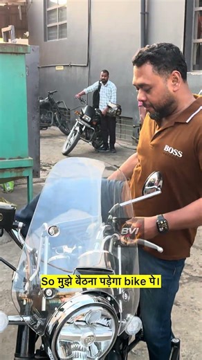 Meteor 350 Mirror Adjust 🔧 | 14 No. Spanner Trick #meteor350 #automobile #royalenfield