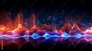 A vibrant wave of colored smoke. Perfect for adding a burst of color and energy to any project.