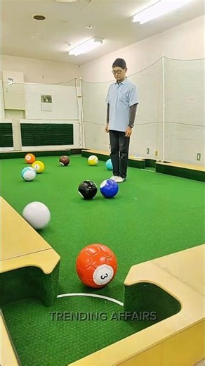 Playing Pool — But With Your Feet!