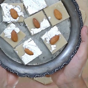 10K views · 85 reactions | Easy Badam Burfi (almond fudge) made with store bought almond flour!  The easiest sweet you can make during the festive season, takes less than 20 minutes to make! No prep-work, minimal ingredients and tastes great!  https://www.cookwithmanali.com/easy-badam-burfi/ | Cook with Manali | Facebook