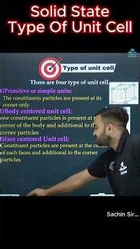 🧪 Types of Unit Cell | Solid State | Class 12 Chemistry | Complete Explanation