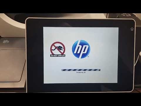 How to reset a Laserjet 500 MFP model m525 to Factory settings