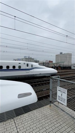 N700A のぞみ 東京行きなどの通過の様子です。JR東海 岐阜羽島駅 東海道新幹線 SHINKANSEN