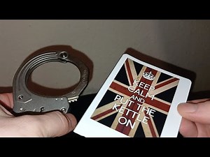 Stuck in handcuffs? Lost your key? Escape your cuffs using a sticker!