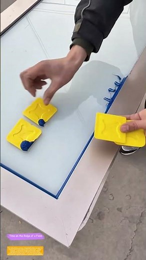 Scraping Sealant Like a Pro: How Yellow Tools Transform Glass Door Edges