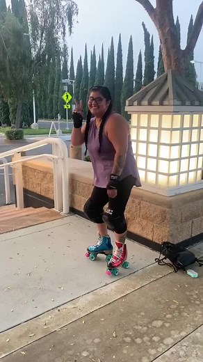 Rollerskating Skater Girl Shredding Compilation