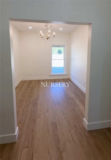I can’t believe the time is here to start our sweet baby’s nursery! 🩵🤩 what do yall think of the location? #nursery #nurserydecor #newconstruction #bedroom #homedecor