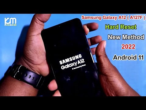 How to Hard Reset Samsung Galaxy A12 (A127F) | Samsung A127F Factory Reset | Pattern/Password Unlock