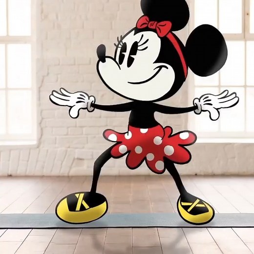 Minnie Mouse on Instagram: "Having ✨dots✨ of fun practicing my yoga moves"