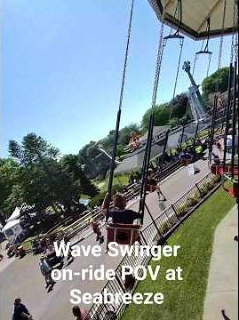 Wave Swinger on-ride POV at Seabreeze