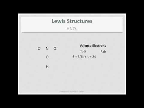 Lewis Structures: HNO3