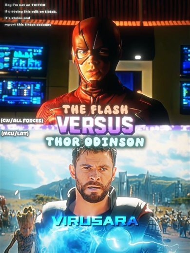 MCU Thor vs CW Flash (all forces) | #shorts
