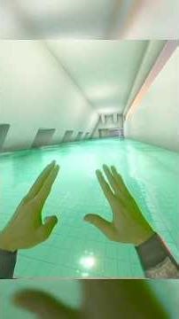 EXPLORING POOLS IN THE BACKROOMS #Shorts