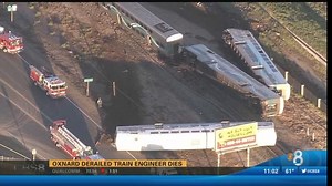 Engineer dies from California train crash injuries