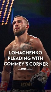 When Vasiliy Lomachenko paused mid-fight to plead with Richard Commey’s corner to stop the fight 🗣️ | Sky Sports Boxing