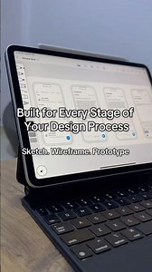 Built for every stage of your design process. Sketch. Wireframe. Prototype. 🔥