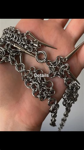 ‎alternative style | Chainmail اکسسوری‎ on Instagram: "#chainmail #chainmailjewelry #handmade #alternative"