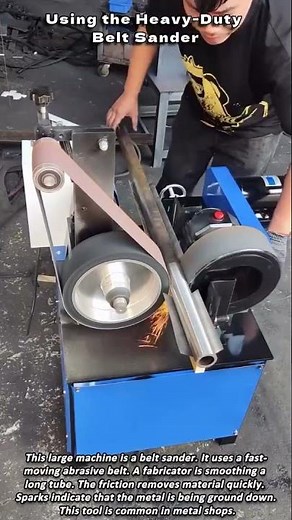 Using the Heavy Duty Belt Sander
