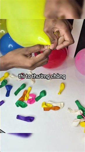 How to tie balloons easily that not everyone knows 😱😱😱🤩🤩 #shortsvideo