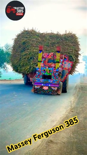 Massey Ferguson 385 video performance #foryou #tractorpower #farmmachinery #fiattractor #fieldwork