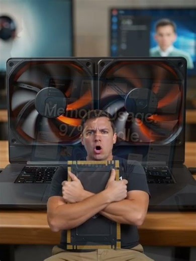 Memory Usage: 97% — Idle. (The Windows 11 Experience)