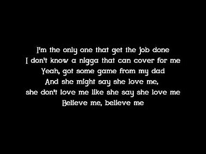 Lil Wayne - Believe Me ft Drake Lyrics