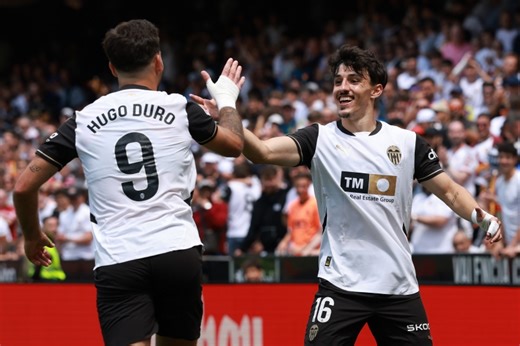 バレンシアが後半戦で勝ち点「32」を荒稼ぎ…最下位から一転、EL出場も射程圏内 | サッカーキング