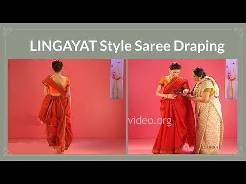 Tutorial for Saree Wearing Styles| Lingayat Style Sree Draping