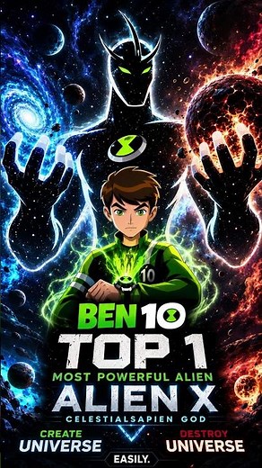Ben 10 : Alien X Can Create & Destroy Universes in Seconds! #ben10#alienx#ben10omniverse#alienforce