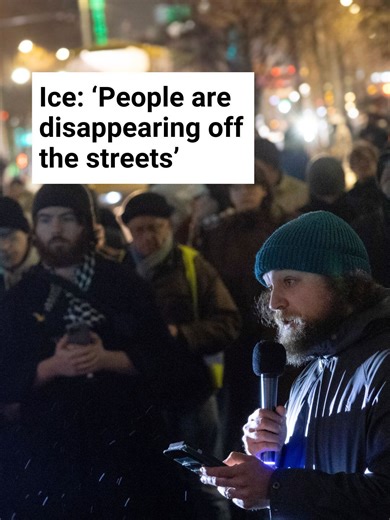 People Before Profit organised a protest in Dublin with Americans, who spoke out against Ice agents and Trump's immigration crackdown in Minneapolis. #Ice