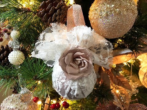 D.I.Y.- How To Make A Christmas Ornament - Victorian Style Tutorial #1