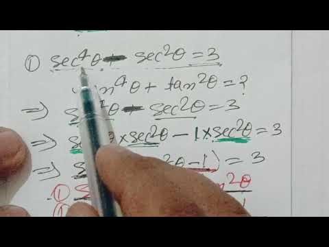 Trigonometry Question || If sec⁴θ − sec²θ = 3, Find tan⁴θ + tan²θ= ? #Trigonometry #MathsQuestion