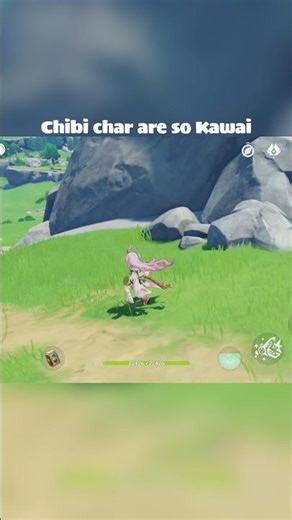 Chibi characters are so cute 🥰! #genshinimpact