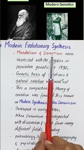 neo darwinism theory of evolution